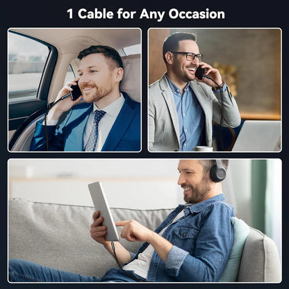 4-in-1 Multi USB Charging Cable | Fast Charging Universal Cable for Multiple Devices