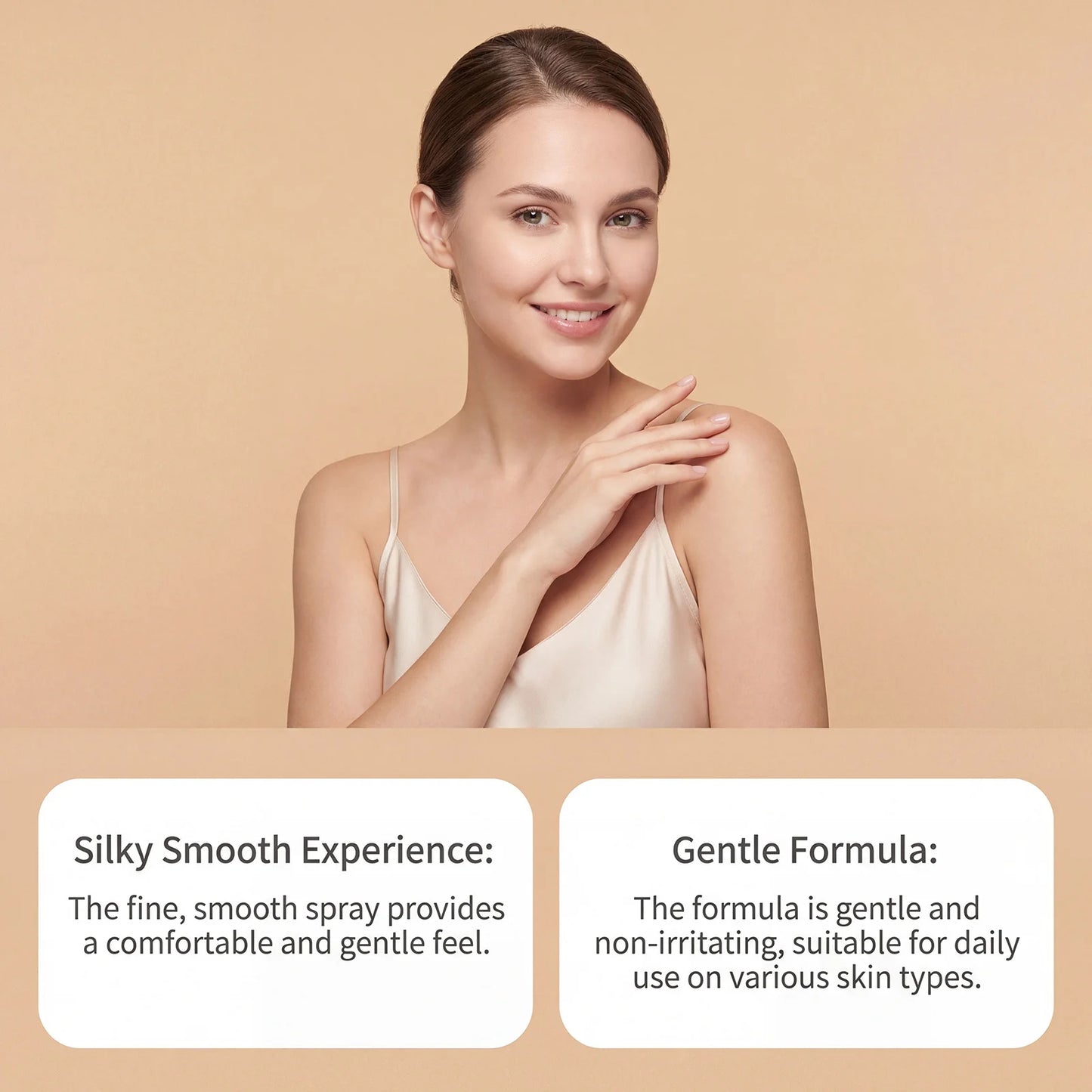 Silky Beauty Hair Removal Spray – Painless Instant Hair Remover For Women | Smooth Skin In Minutes