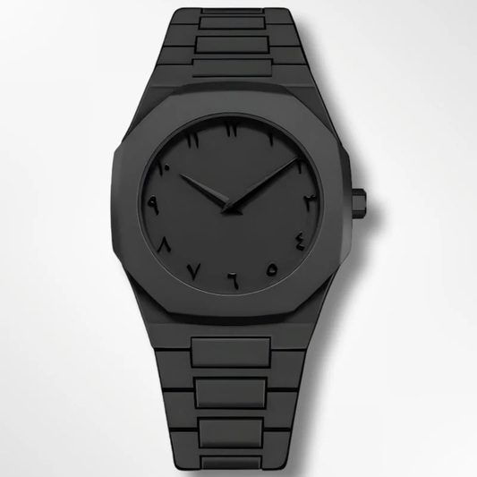 Stainless Steel Arabic Numerals Watch | Elegant Classic Wrist Watch for Men & Women
