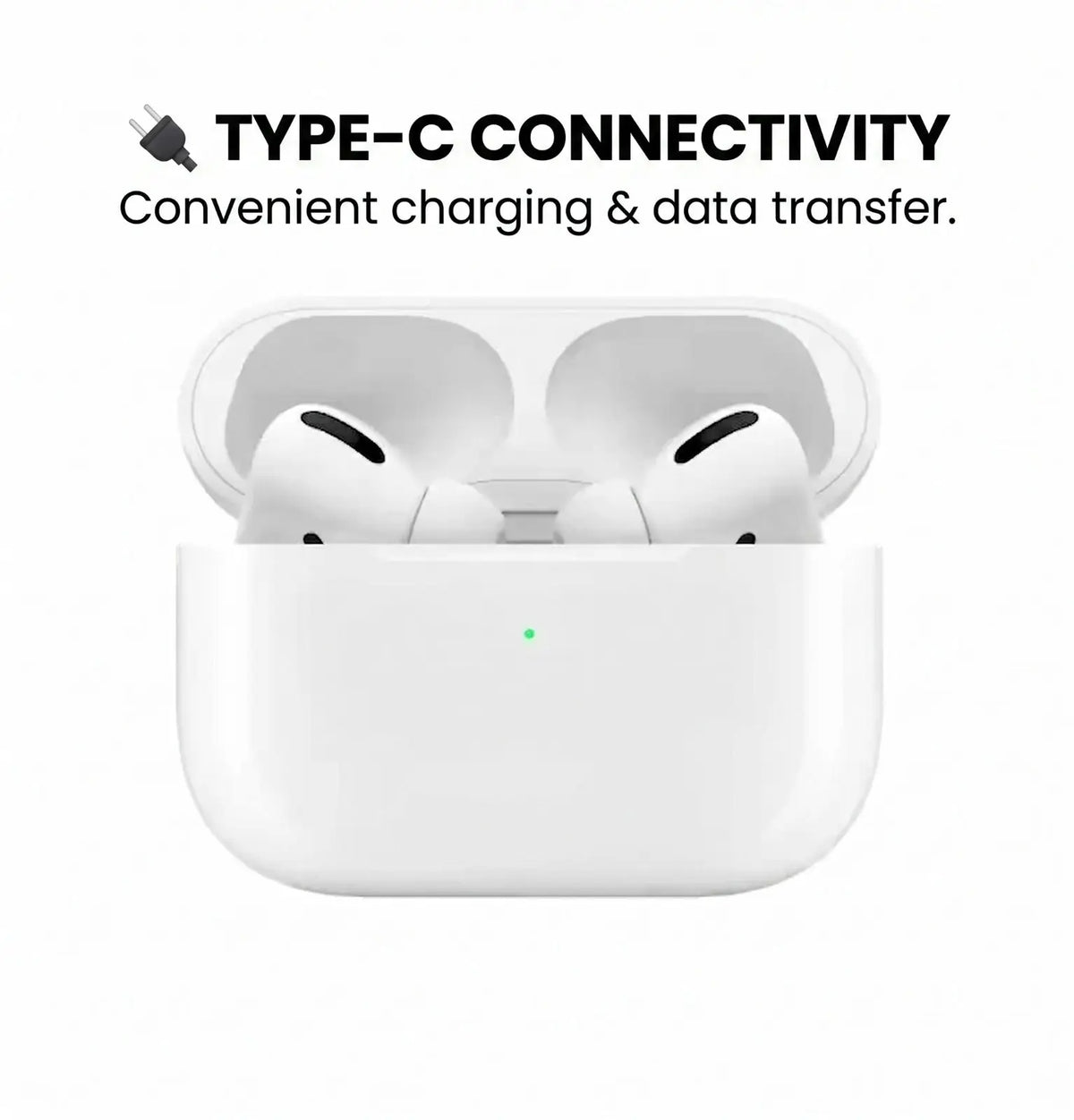A-5 Wireless Earbuds – Bluetooth-Style TWS Earphones with Type-C Charging Noorvellaa