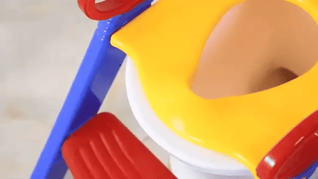 Children Toilet Training Ladder Seat | Foldable Potty Training Step Stool for Kids