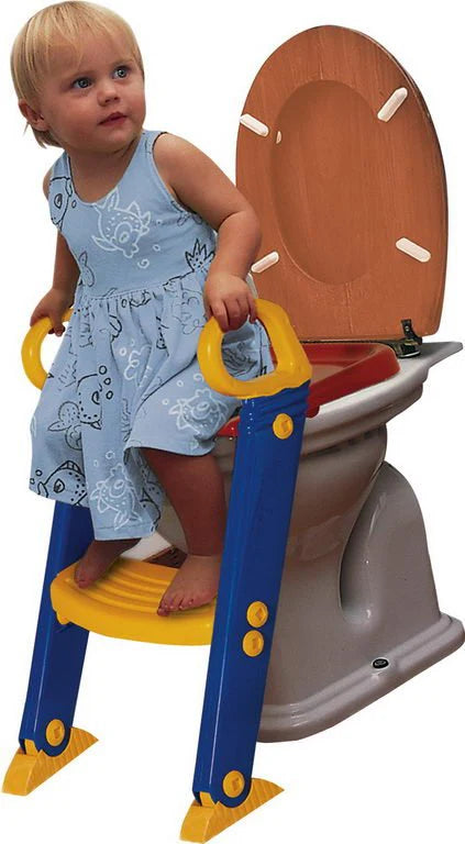 Children Toilet Training Ladder Seat | Foldable Potty Training Step Stool for Kids