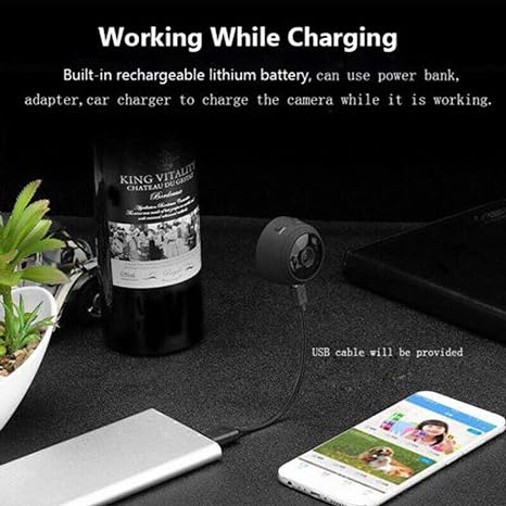 A9 Mini Wireless Security Camera 1080P HD | WiFi Smart Home Monitoring Camera