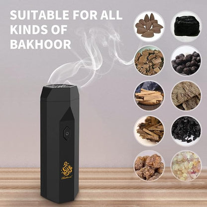 Electric Hair Bakhoor Comb | Portable Arabian Incense Hair Fragrance Burner
