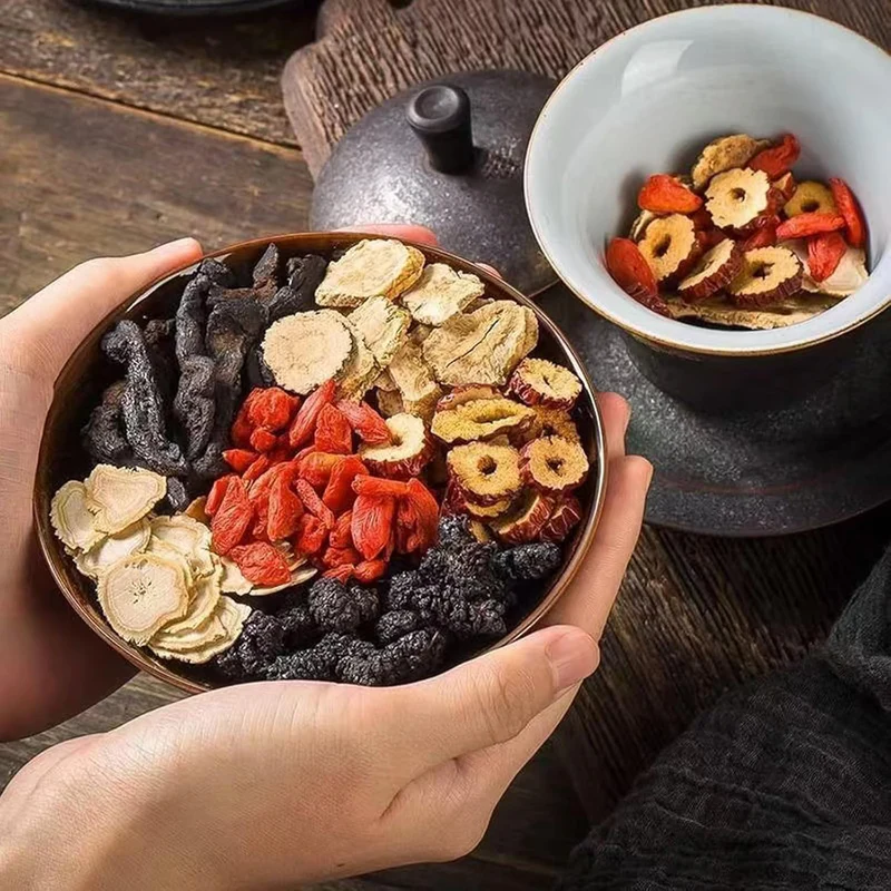 Ginseng Five Treasure Herbal Tea | Traditional Botanical Wellness Tea