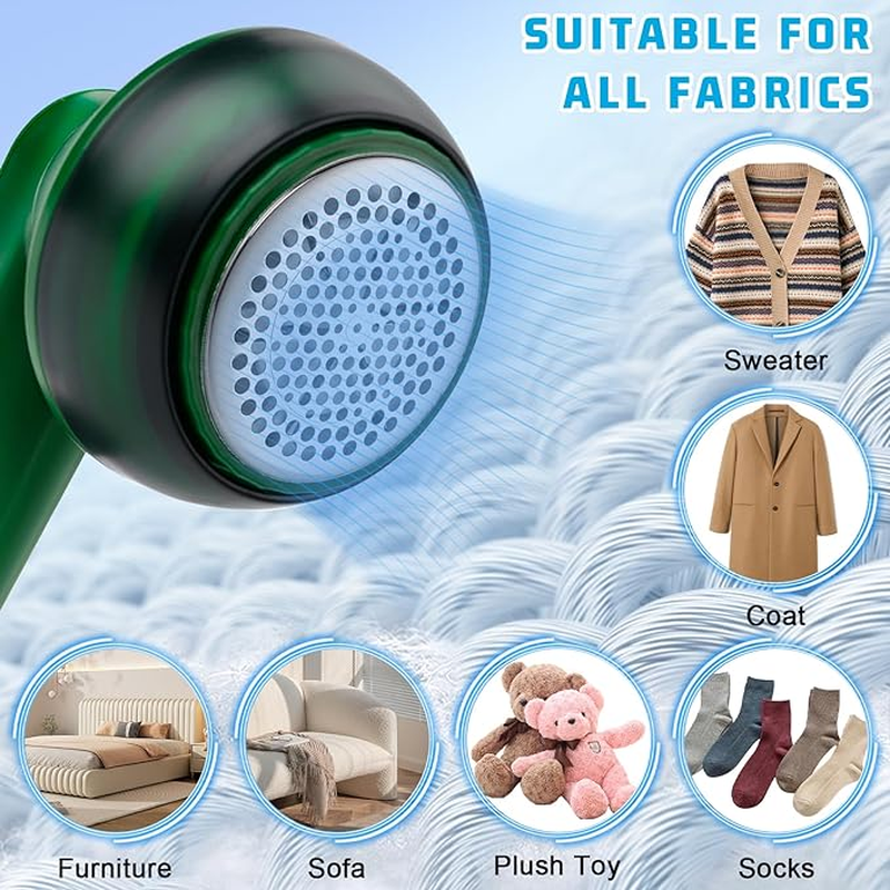 Rechargeable Electric Lint Remover | USB Fabric Shaver for Clothes & Furniture