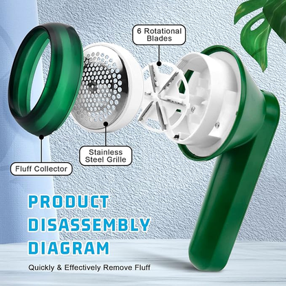 Rechargeable Electric Lint Remover | USB Fabric Shaver for Clothes & Furniture