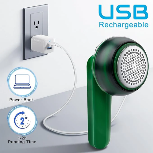 Rechargeable Electric Lint Remover | USB Fabric Shaver for Clothes & Furniture