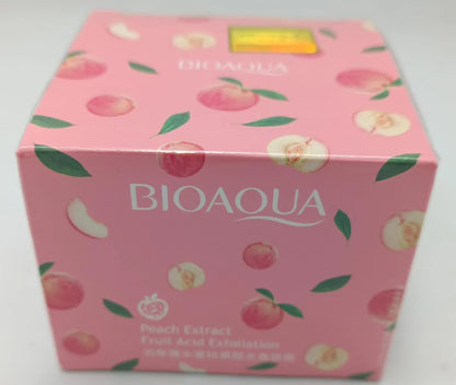Peach Extract Exfoliating Face & Body Scrub Gel | Gentle Fruit Acid Skin Polish