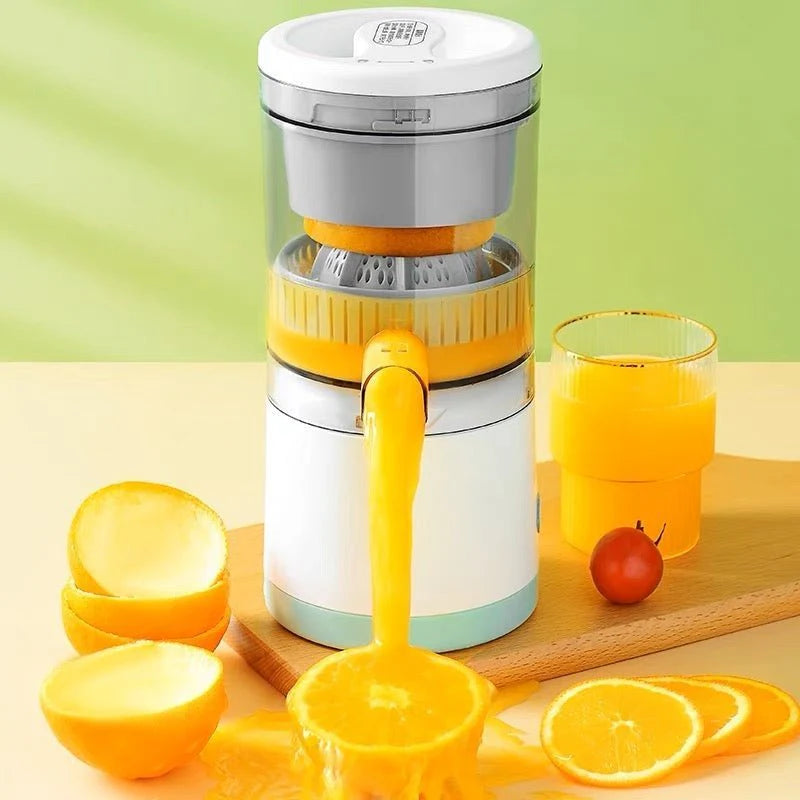 Portable Electric Citrus Juicer | 360° Automatic Fruit Squeezer & Juice Presser
