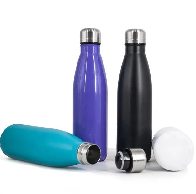 Portable Stainless Steel Water Bottle | Vacuum Insulated Leakproof Thermal Flask for Gym, Office, Travel & Outdoor | Hot & Cold Bottle UAE