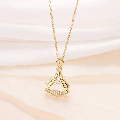 Rhinestone Pendant Necklace for Women | Elegant Sparkling Fashion Jewelry