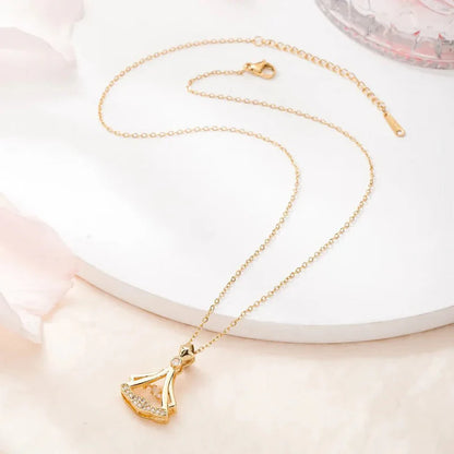 Rhinestone Pendant Necklace for Women | Elegant Sparkling Fashion Jewelry