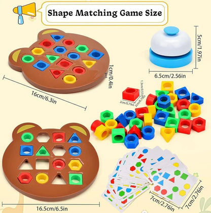 Shape Matching Game for Kids | Educational Color & Shape Recognition Toy