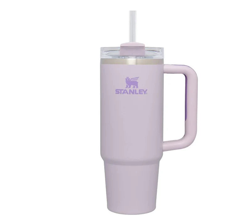 40oz Stainless Steel Insulated Tumbler with Handle & Straw | Vacuum Thermal Travel Mug | Leakproof Hot & Cold Water Cup for Gym, Office & Travel UAE