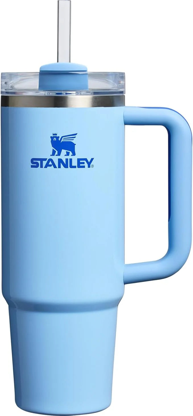 40oz Stainless Steel Insulated Tumbler with Handle & Straw | Vacuum Thermal Travel Mug | Leakproof Hot & Cold Water Cup for Gym, Office & Travel UAE