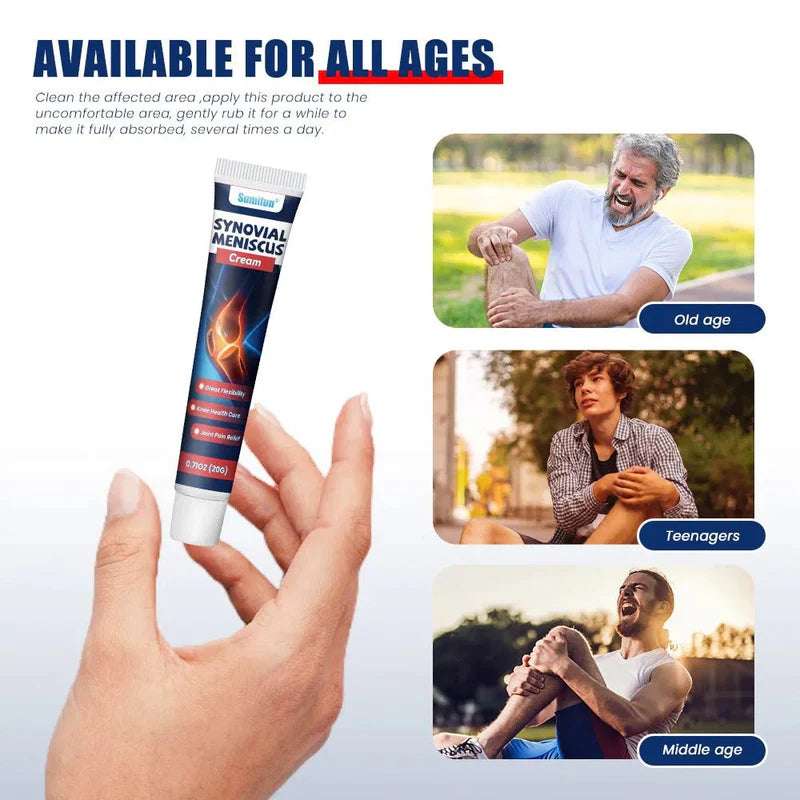 Sumifun Synovial Meniscus Cream 20g | Knee Joint Support Cream for Mobility & Comfort