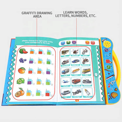 Interactive Phonics Learning Book for Kids | Early Education Sound & Activity Book