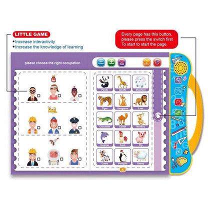 Interactive Phonics Learning Book for Kids | Early Education Sound & Activity Book