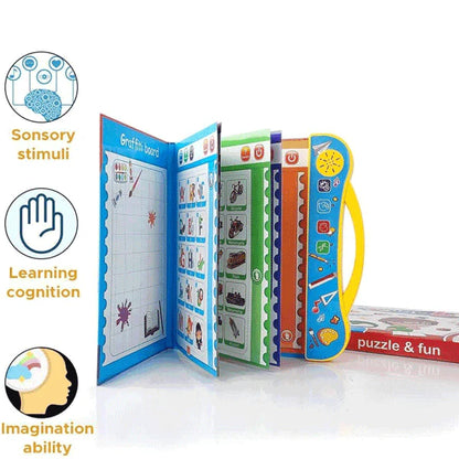Interactive Phonics Learning Book for Kids | Early Education Sound & Activity Book