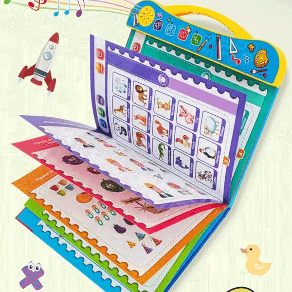 Interactive Phonics Learning Book for Kids | Early Education Sound & Activity Book