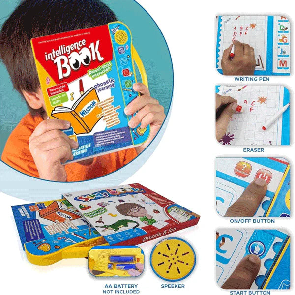 Interactive Phonics Learning Book for Kids | Early Education Sound & Activity Book